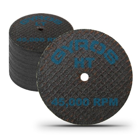 Gyros HT 1.5" Double Reinforced Resin Cut-Off Wheel for High Tensile Materials, Dia. Size 1.5", 50PK 11-32156/50